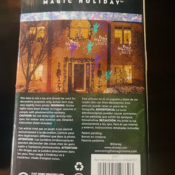 Disney Magic Holiday Projector with Multicolor Display - Picture 2 of 4